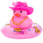 Wonuu Car Accessories Rubber Ducks Dashboard Decorations Rubber Duck Pink Accessories Dashboard Duck Car Decorations Car Ducks For Dashboard Car Duck Car Dashboard Decorations, Hg&Pink-Cowboypink