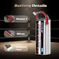 HRB 5S 4000mAh Lipo Battery 18.5V 60C RC Lipo Battery Pack Compatible with RC Car RC Airplane RC Truck RC Boat