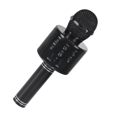 Dodosky Toys For Kids Age 3 4 5 6 7 8 9 10, Karaoke Microphone With Bluetooth Singing Toys For Girls Birthday Gifts For 9 10 11 12 Year Old Kids Stocking Stuffers For Girls Boys 4-12 - Black