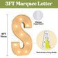 3Ft Marquee Light Up Letters, Large Marquee Letters S For Party Decorations, Big Baby Letters For Baby Shower Birthday Party Dec