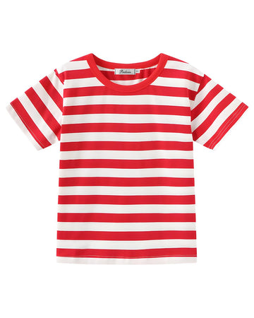 Prebene Pugsley Addams Shirt, Boys Striped T Shirt, Kid'S Halloween Costumes, Mime, Bank Robber T-Shirts Red White