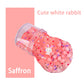Easter Basket Stuffers Prefilled Bunny Clear Slime Pack, Crunchy Glossy Non Sticky Pink Crystal Slime Toy with Cute Rabbit Charm