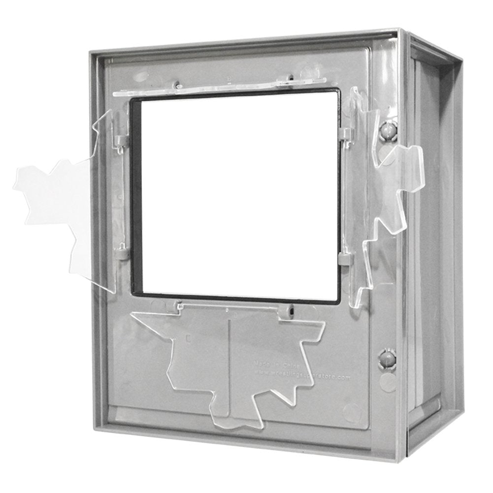 Breakable Window and Wall Playset for Wrestling Action Figures