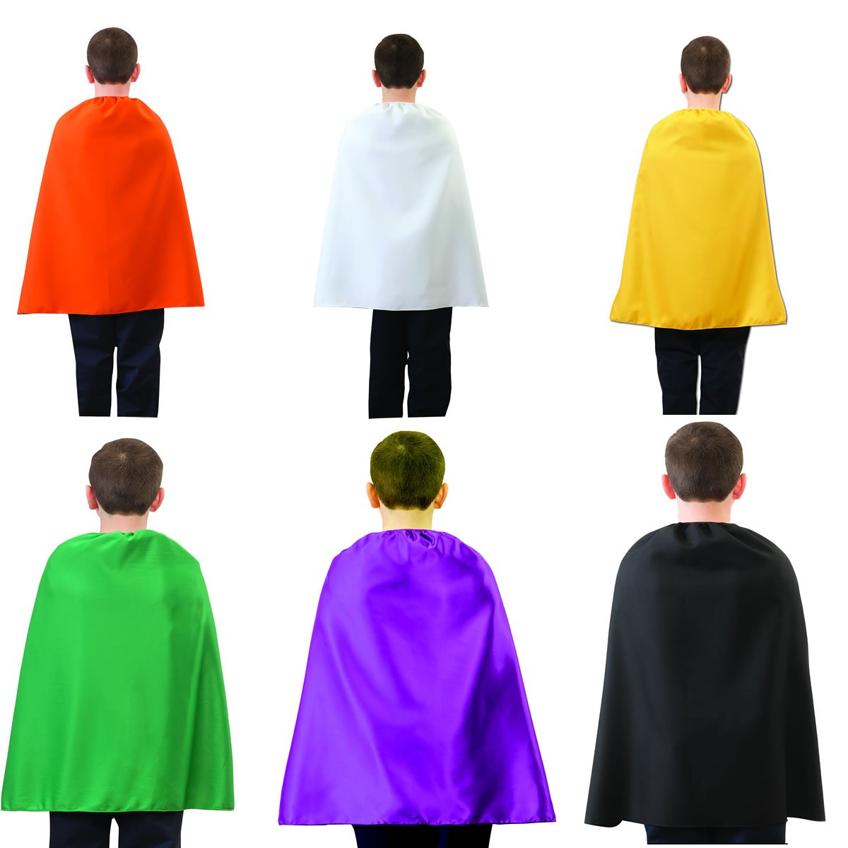 26'' Orange Superhero Chd Cape