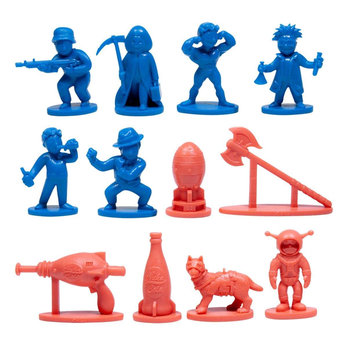 Toynk Fallout Nanoforce Series 1 Army Builder Figure Collection - Bagged Set 1 | Vault Boy |  | Special Edition Gaming Figures |