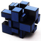 Tanch Qiyi Mirror Speed Cube 3X3 Dysmorphism Magic Cube Puzzle Toy Blue