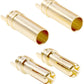 NeeKare 10 Paris EC5 Battery Connector Male Female 5.0mm Banana Plug Connectors Gold Bullet Connector for RC ESC LIPO Battery De