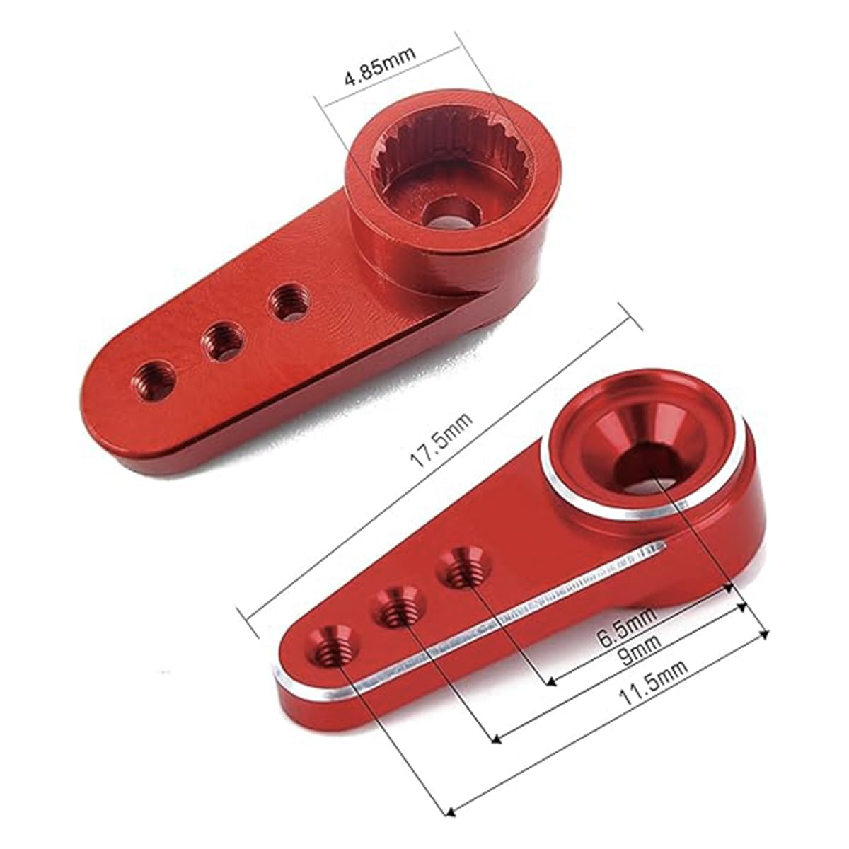 Goteck 2Pcs D9025Mg 9G Mini Servo, Micro Full Metal Gear Digital Servo,With Metal Horn For Rc Car Model Boat Fixed-Wing Helicopt