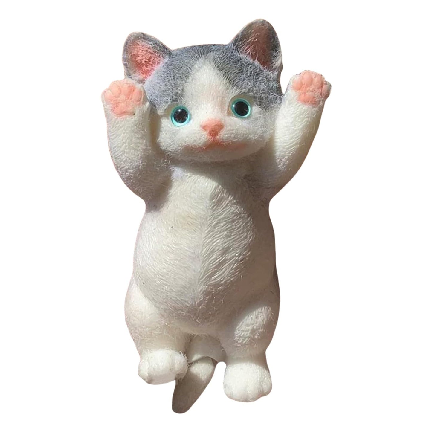 Squishy Toys, Cute Cat Squishies - Squeeze Soft Stress Relief Sensory Toys, Gifts For Christmas, Birthday, Holidays (Grey)