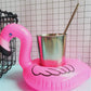 Inflatable Drink Holder 3 Pack Flamingo Drink Pool Floats Cup Holders for Summer Pool Party, Variety Shape to Choose