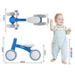 SEREED Baby Balance Bike for 1 Year Old, 4 Wheels, Aluminum, Small, Blue New, Model UD30
