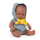 Miniland Doll 8 1/4'' African Boy (Box) - Made In Spain, Anotomically Correct, Quality, Inclusion