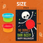 Play Dough Halloween Party Favors for Kids - 30 Pack Non-Candy Gifts with Playdough and Classroom Exchange Cards, Trick-or-Treat