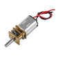 XIITIA 10pcs DC 3V-6V Mini N20 Gear Motor Slow Speed Full Metal Gearbox Without Terminal for Smart Car DIY RC Toys