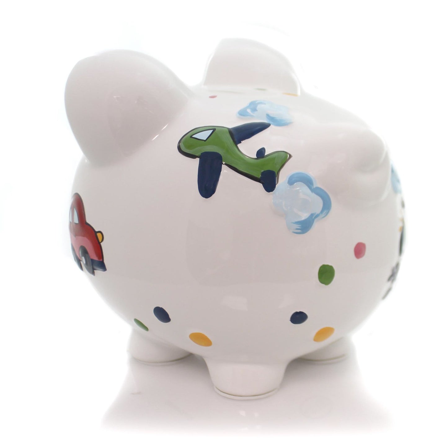 Child To Cherish Ceramic Piggy Bank For Boys, Train