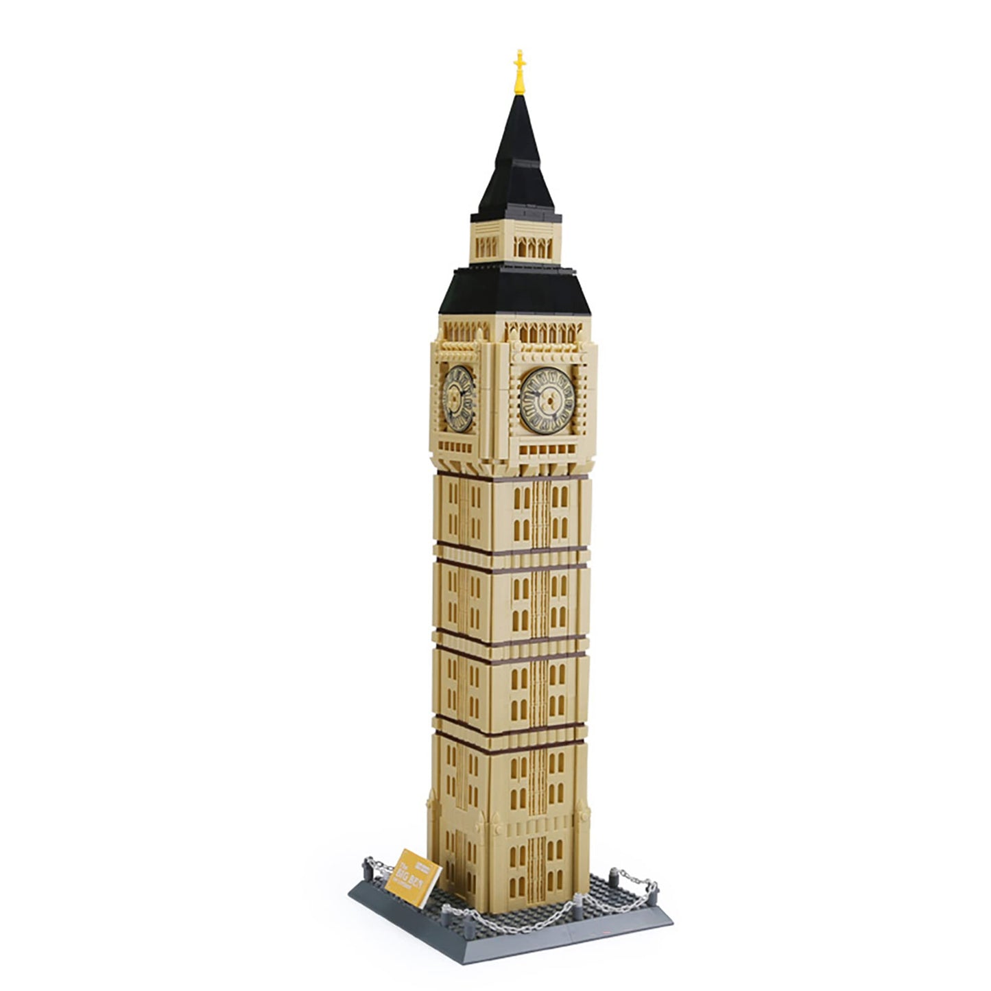 Apostrophe Games Big Ben Building Block Set - 1,666 Pieces, Plastic, Multicolor - Architecture Model for Kids and Adults