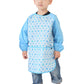 Plie Waterproof Kids Art Smocks 37 Colors (Age 1-10, S-Xxl Size), Blue Puppy (23-Xl)