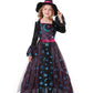 Seasons Girls Light Up Deluxe Moonlight Witch Costume (M(8-10))