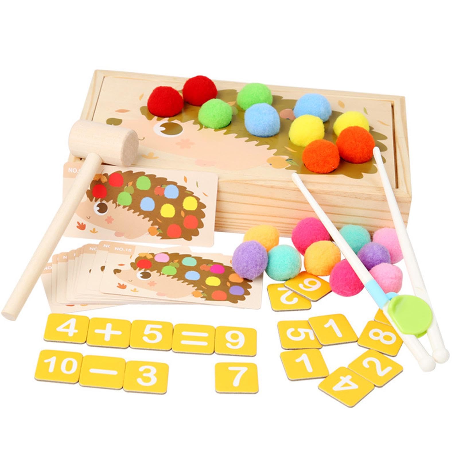 Atorse Sensory Toys Fine Motor Skills Wooden Math Board For Kids Kindergartner Boys|Toys & Hobbies | Educational | Mathematics