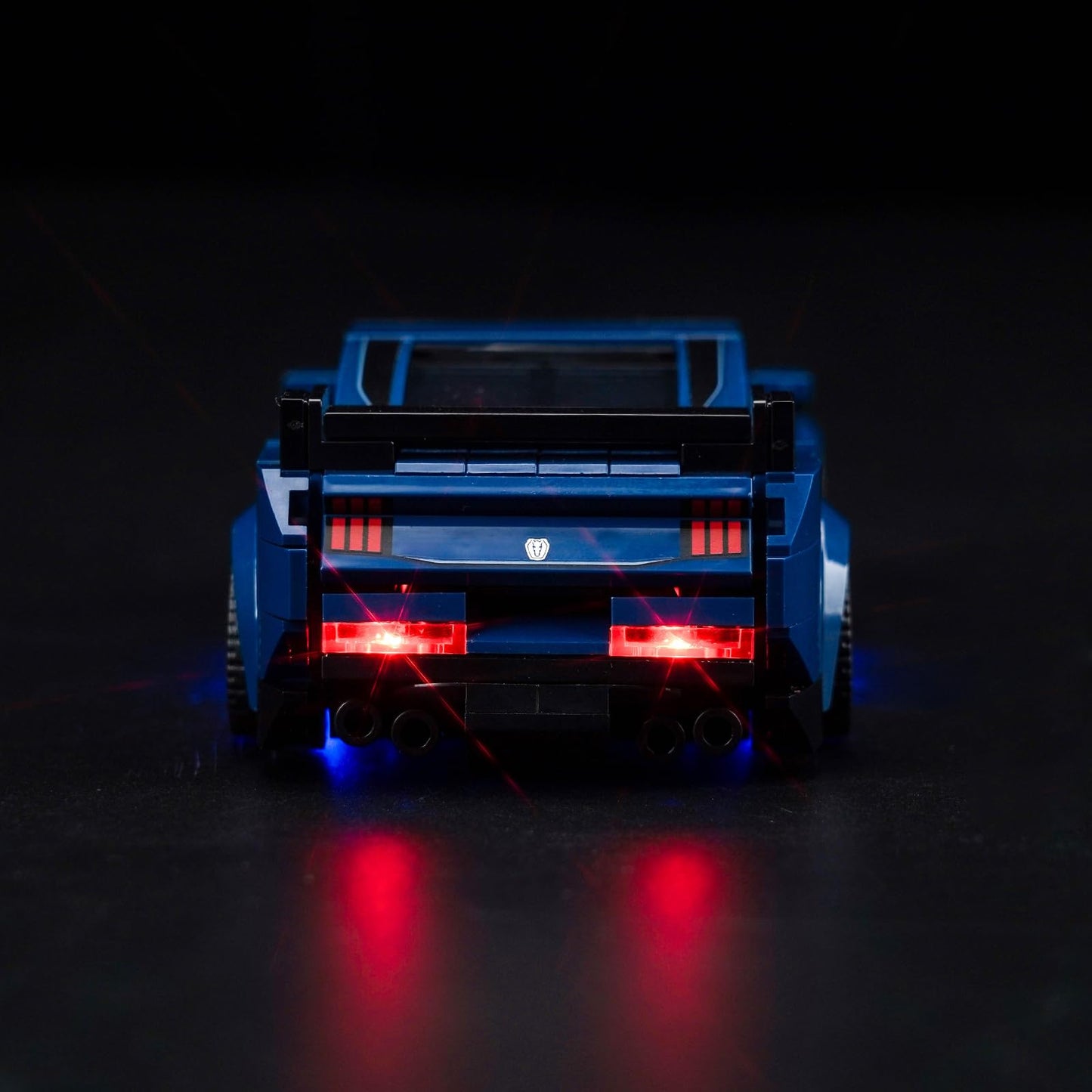 Brickbling Led Lighting Only, Compatible With Lego Speed Champions Ford Mustang Dark Horse Sports Car; Creative Light Kit Compatible With Lego Ford Mustang; Light Up 76920-Not Come With Model