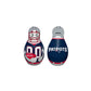 Fremont Die Nfl New England Patriots Bop Bag Inflatable Tackle Buddy Punching Bag, Standard: 40' Tall, Team Colors