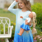 Bow Dream Cute Girl Dress And Matching American Girl Doll Clothes Accessories For Girls Dresses Size 130