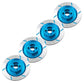 4Pcs Sharegoo Aluminum Alloy 12Mm Wheel Rim Hex Hub Brake Disc Decoration Compatible With Hsp Hpi Kyosho Traxxas Tamiya 1/10 4Wd