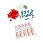 Jazzy Pearls Montessori Cards & Counters Training For Homeschool Early Childhood Children Style B|Toys & Hobbies | Educational |