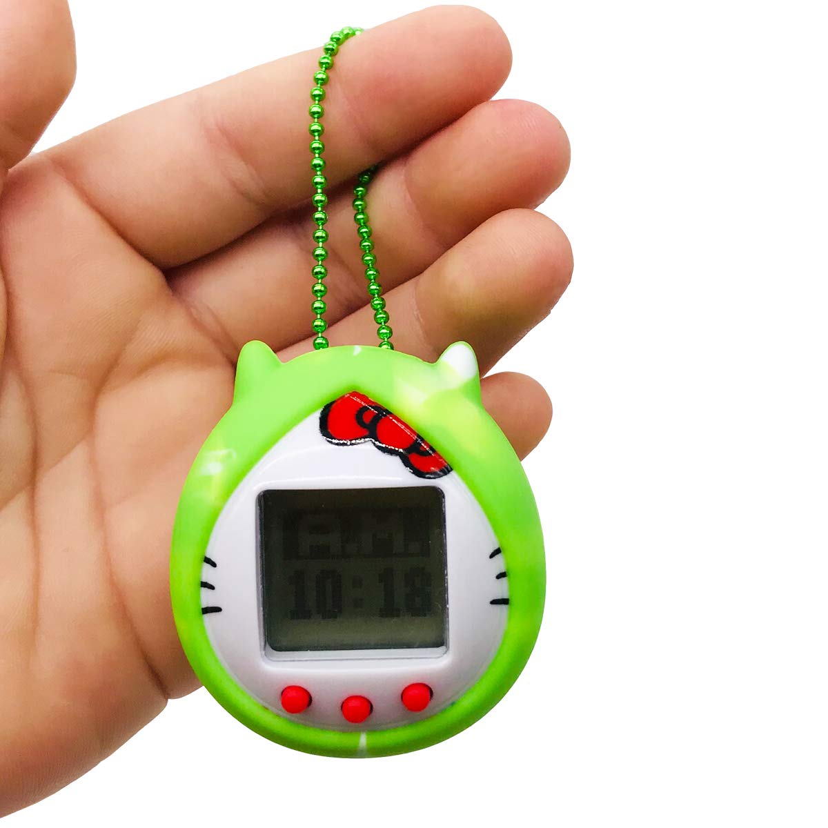 Silicone Cover Case For Jujutsu Kaisen Tamagotchi Nano, Protective Sleeve Skin Case For Hello Kitty And For Pac-Man Device Interactive Game Machine(Only Cover)(Green)