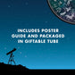 Ridley's Games: Map of The Stars 1000-Piece Jigsaw Puzzle |Perfect for Astrology/Astronomy Lovers with Over 30-Unique Constillations | Perfect Room D?cor Once Completed | Storage Tube Included