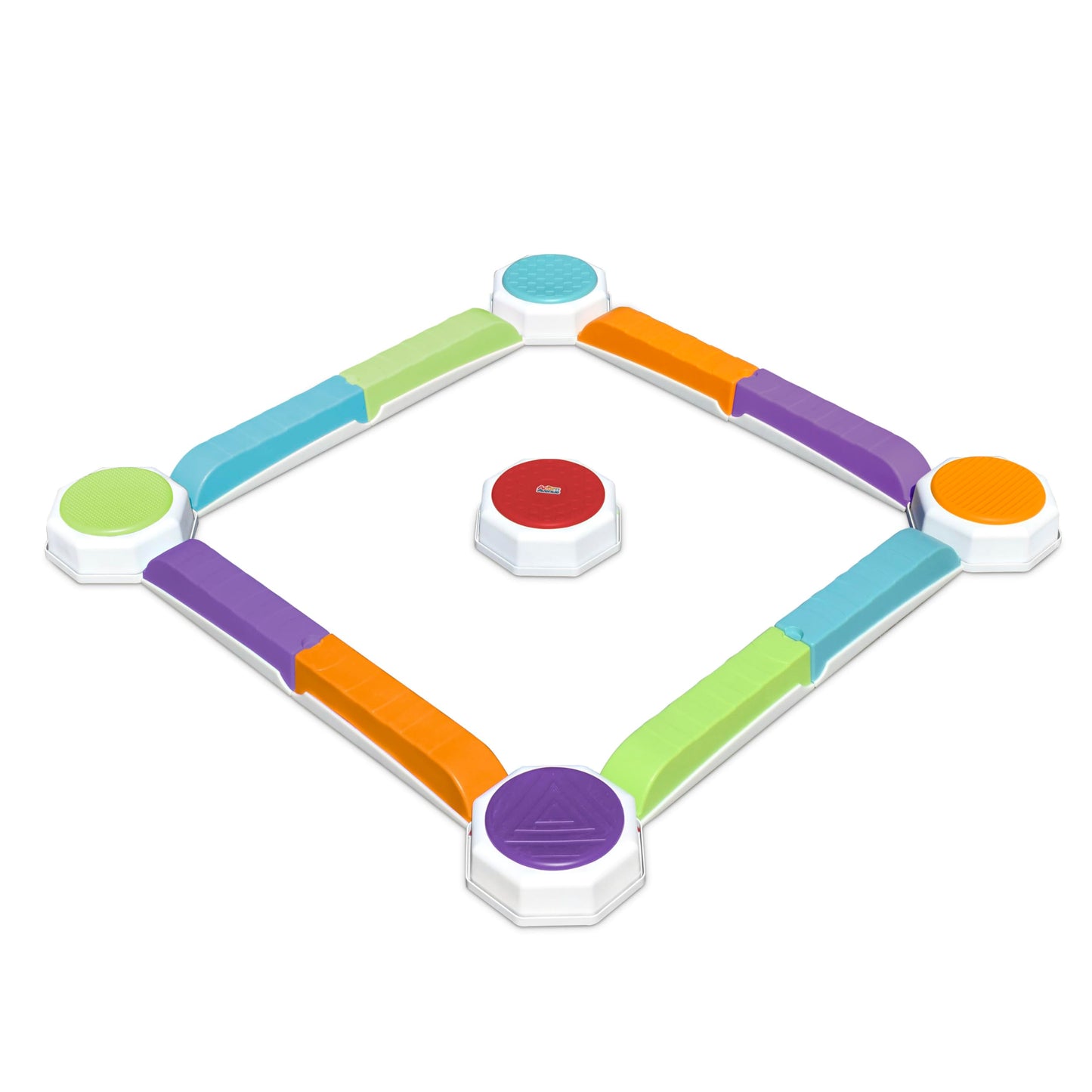 Acorn Avenue Balance Beam And Toddler Stepping Stones 13 Pieces, Non-Slip Plastic Balance Stackable Stepping Stones, Sensory Toy