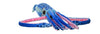 Wild Republic Wr Print Squid Plush, Stuffed Animal, Plush Toy, Gifts For Kids, Blue, 22'