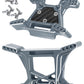 RCHuiWow Upgrades Part for 1/10 Rustler 4WD/4WD(VXL),Alloy Front and Rear RC Shock Towers Hops up,Titanium