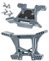 RCHuiWow Upgrades Part for 1/10 Rustler 4WD/4WD(VXL),Alloy Front and Rear RC Shock Towers Hops up,Titanium