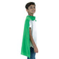 Everfan Green Polyester Satin Superhero Cape - Kids