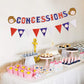 Baseball Party Supplies Concessions Banner - Sports/Baseball Themed First Birthday Party Decorations Favors (Style 1)