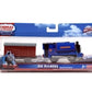 Trackmaster Railway System : Thomas and Friends Motorized Road and Rail Battery Powered Tank Engine - Sir Handel with 2 Red Pass