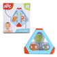 ToyStation Abc Rattle Pyramid | MultiTextured Toy With Bright Colors, Fun Sounds, Stacking & Grasping Features | Sensory Play 