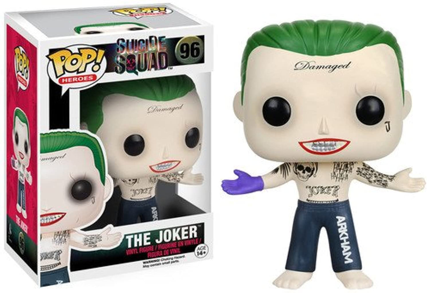 Funko Pop Movies: Suicide Squad Action Figure, The Joker Shirtless