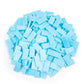 Bulk Dominoes Plastic Bulk 100pcs - Building and Stacking and Chain Reaction Toppling STEAM Toy Blocks for Kids (Ice)