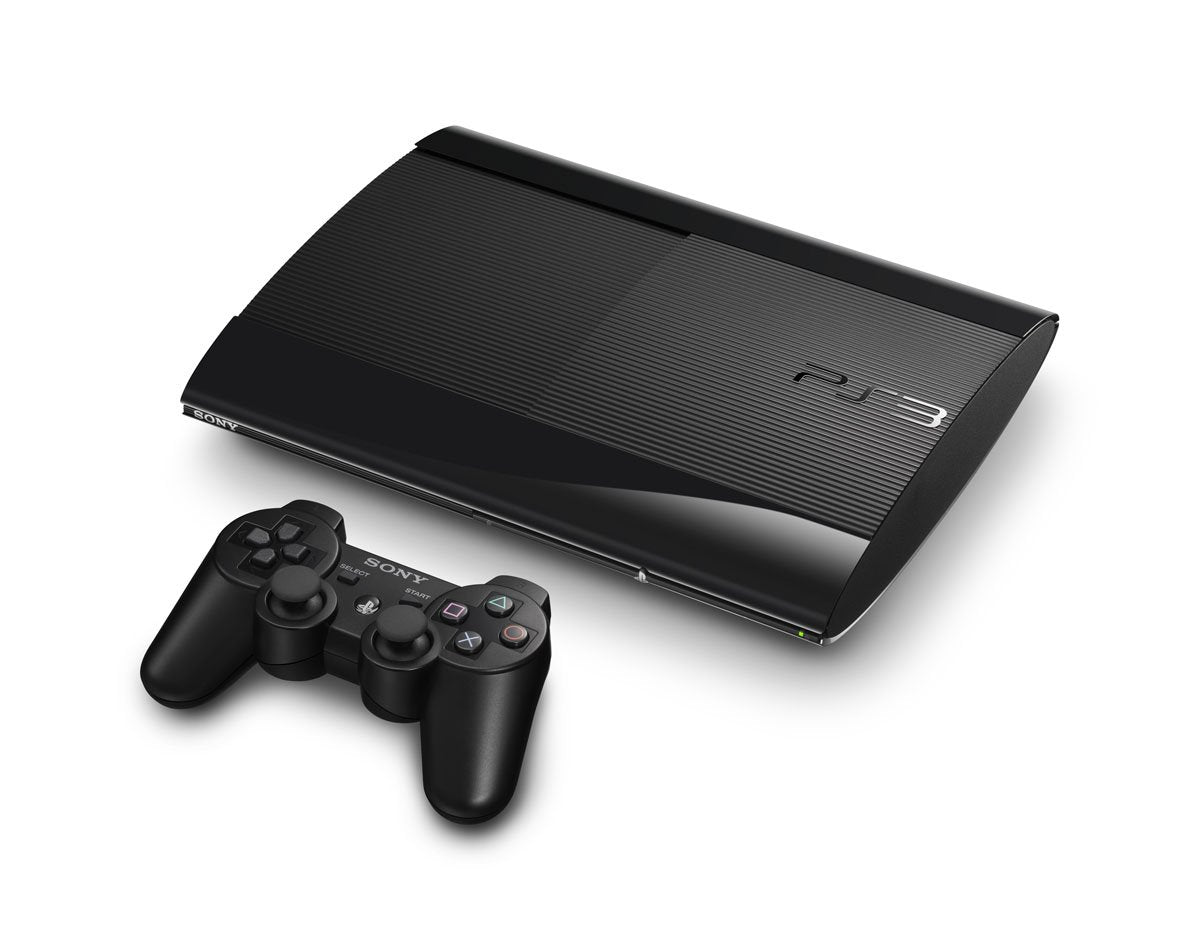 PlayStation 3 500 GB Super Slim System (Renewed) -Like New