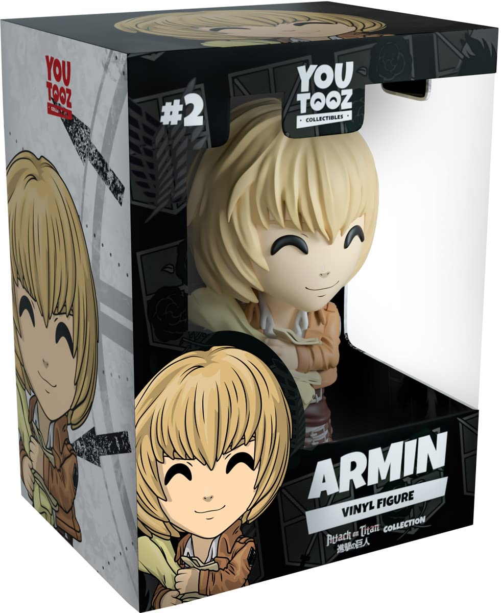 Youtooz Armin Vinyl Figure, 4.5 Armin Anime Figure, Collectible - Youtooz Attack on Titan Collection