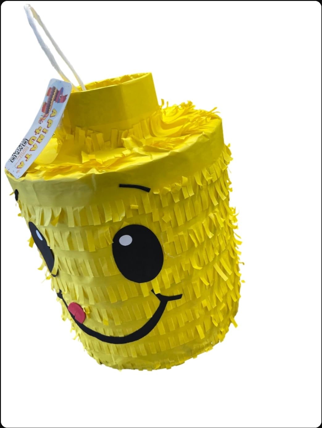 Apinata4U 14' Building Block Themed Party Pinata - Vibrant Yellow Brick Design For A Fun-Filled Celebration!