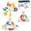 Funblast Flexible Magnetic Sticks Building Blocks For Kids - 25 Pcs Puzzle Games For Kids, Diy Stem Toys For Kid, Building & Con