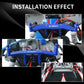 Aluminum Front & Rear Body Mounts with Body Posts Upgrade Parts for 1/10 Slash 2WD Rustler Stampede VXL Replaces #1914R Blue