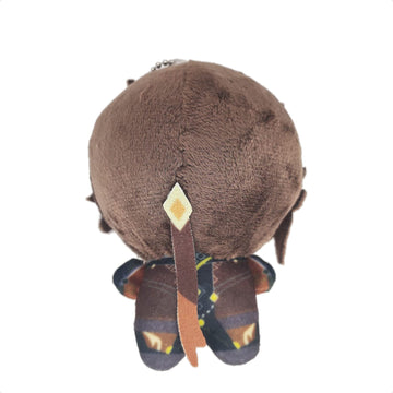 Kooliya Small Size Genshin Impact Figure Plush Doll - Zhongli (4 Inch), Keychain Anime Figure Soft Stuffed Gift For Game Fans