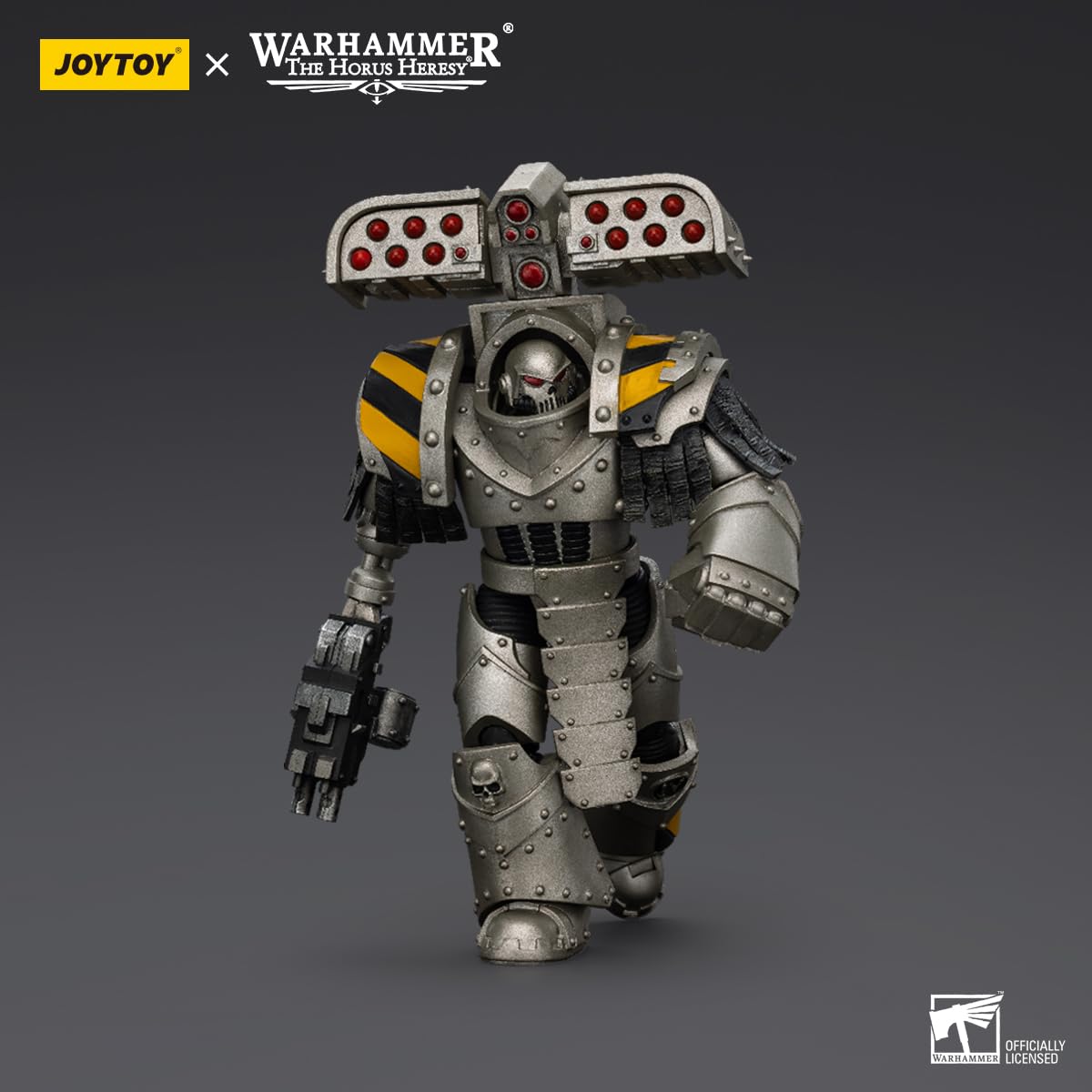 malt-inspiredISE JOYTOY 1/18 Action Figures - Warhammer The Horus Heresy Iron Warriors Tyrant Siege Master Terminator with Rocket Launcher - 5 Highly Posable Collectible Model Ages 15+