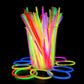 Crown Display Glow Sticks Party Package Includes 100 X 22 Glow in The Dark Necklaces & 100 X 8 Light Up Bracelets Comes in A Variety of Colors & Added Bonus Connectors