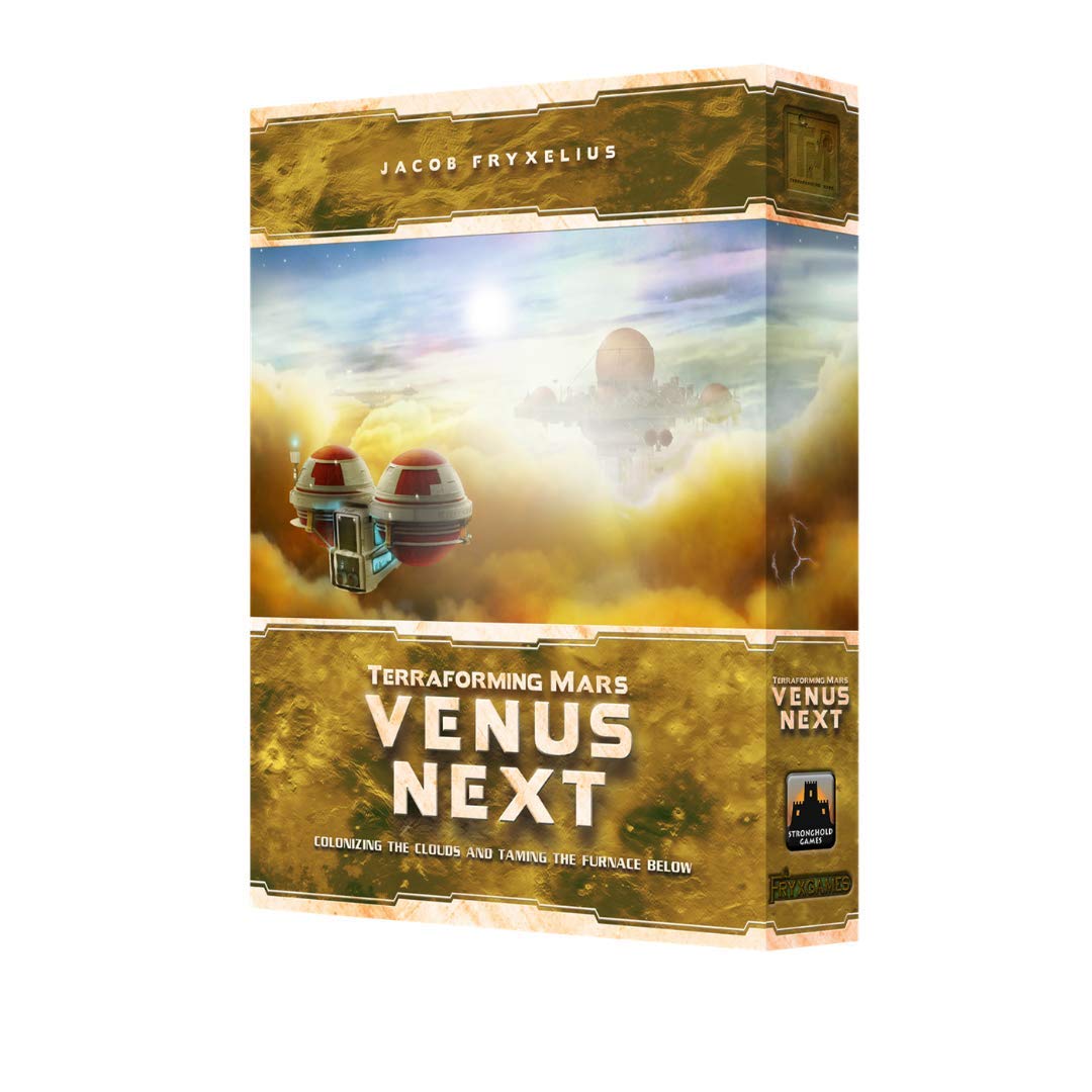 Stronghold Games Terraforming Mars: Venus Next Expansion Board Game - Cardboard, Tan - Ages 12+ - Model STG07201