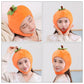 NOLITOY Funny Persimmon Hat, Plush Party Headgear Costume Accessory for Festive Event Photo Video Props Dress Up Decor